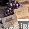 Marque place viticole carton kraft naturel les 10