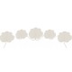 Guirlande nuages coton naturel 150 cm