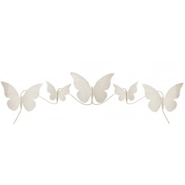 Guirlande papillons coton naturel 150 cm