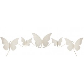 Guirlande papillon coton naturel 150 cm