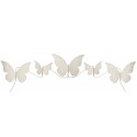 Guirlande papillons coton naturel 150 cm