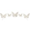 Guirlande papillons coton naturel 150 cm