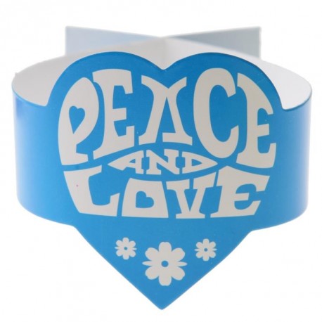 Rond de serviette hippie turquoise les 6