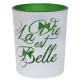 Photophores la vie est belle en verre les 12