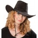 Chapeau cowboy noir adulte