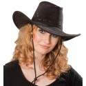 Chapeau cowboy noir adulte