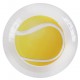 Assiette carton balle de tennis 22.5 cm les 10