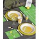 Assiette carton balle de tennis 22.5 cm les 10