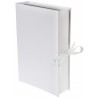 Tirelire livre blanc carton 30 x 20 cm