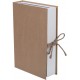 Tirelire livre kraft naturel carton 30 x 20 cm