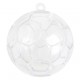 Boule plexi transparent ballon de foot 5 cm les 30