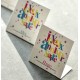 Marque-place joyeux anniversaire carton les 10