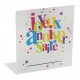 Marque-place joyeux anniversaire carton les 10