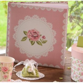 Livre d'or liberty shabby chic