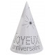 Chapeau joyeux anniversaire carton blanc les 10