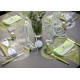 Set de table coeur fanon blanc 38 cm les 6