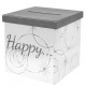 Tirelire Happy carton 20 cm