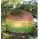 Lanterne boule papier arc-en-ciel 20 cm les 2