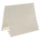 Marque-place tissu en coton ivoire les 4