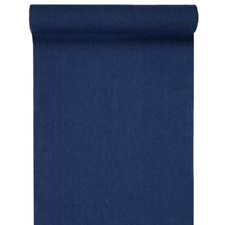 Chemin de table coton jean bleu 3 M