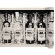 Chemin de table bouteilles de vin coton 3 M