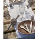 Chemin de table coton blanc 5 M