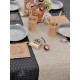 Chemin de table polylin lurex or 3 M