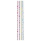 Pailles anniversaire blanches et couleur en papier les 20