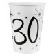 Gobelets carton anniversaire 30 ans les 10