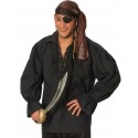 Déguisement chemise pirate noire homme