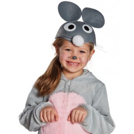 Chapeau souris grise enfant