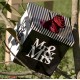 Tirelire mariage Mr & Mrs carton 20 cm
