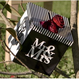 Tirelire mariage Mr & Mrs carton 20 cm