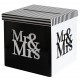 Tirelire mariage Mr & Mrs carton 20 cm