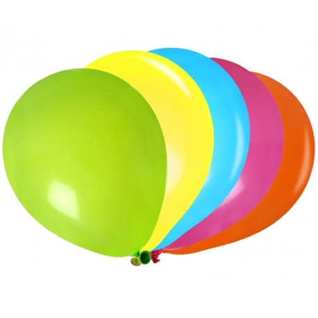 Ballon multicolore 23 cm les 25