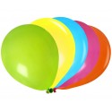 Ballons multicolores 23 cm les 25