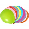 Ballons multicolores 23 cm les 100
