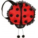 Sac coccinelle rouge noir