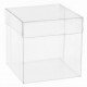 Boîte à dragées cube transparent les 6