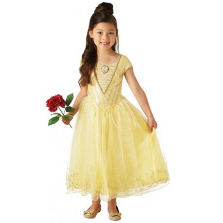 Déguisement Belle Disney™ fille princesse luxe