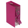 Boîtes à dragées livre fuchsia les 4