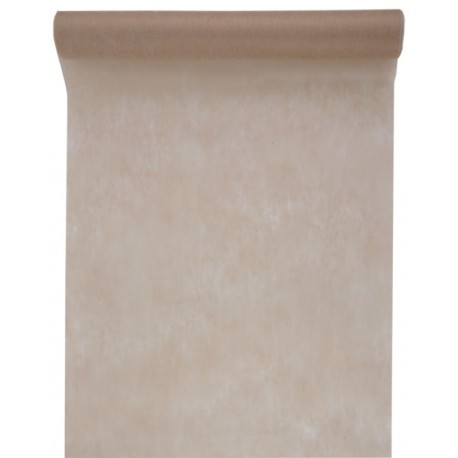 Chemin de table intissé taupe 10 M x 60 cm