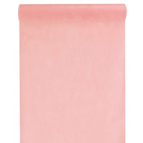 Chemin de table intissé corail 10 M x 60 cm