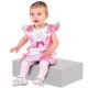 Déguisement princesse bébé rose luxe