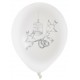 Ballons mariage cage et oiseaux 23 cm les 8