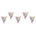 Guirlande fanions anniversaire festif 300 cm