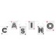 Guirlande fanion casino 500 cm