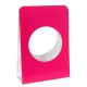 Portants boule à dragées 5 cm carton fuchsia les 6