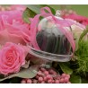 Boîtes mini cloche à dragées plexi transparent les 4