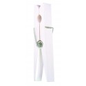 Grande pince blanche en bois déco 22.5 cm